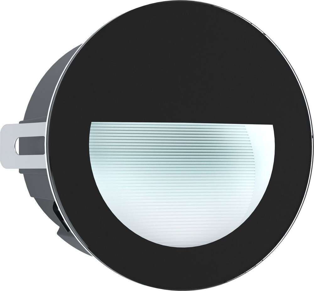 Eglo Aracena LED-Upotettava, ulkovalaisin Ø12,5cm, musta