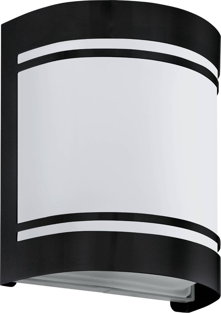Eglo Cerno Ulkoseinävalaisin, 14x16,5cm, musta/valkoinen