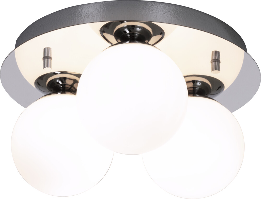 Aneta Lighting Nicosia Kylpyhuonevalaisin 3-osainen G9 25W IP44 kromi/valkoinen