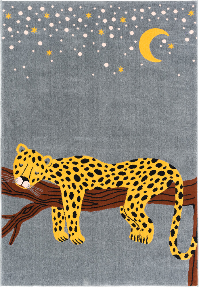 4Living Matto Gepardi harmaa/keltainen 120x170 cm