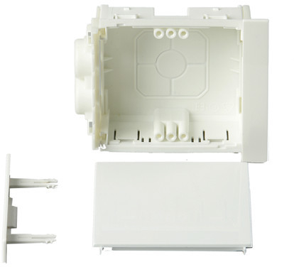 Abb ProDuct Päätypari AUD30, ProDuct kytkentärasialla, valkoinen