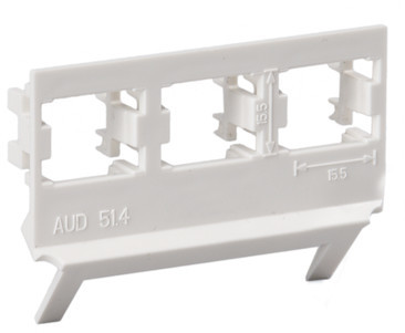 Abb ProDuct Liitinadapteri AUD51.4, kolmelle RJ45 liittimelle, Actassi kiinnitys.
