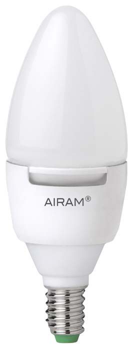 Varastontyhjennys! Airam PRO LED-Lamppu Kynttilä 6W E14 400lm 2800K 25000h