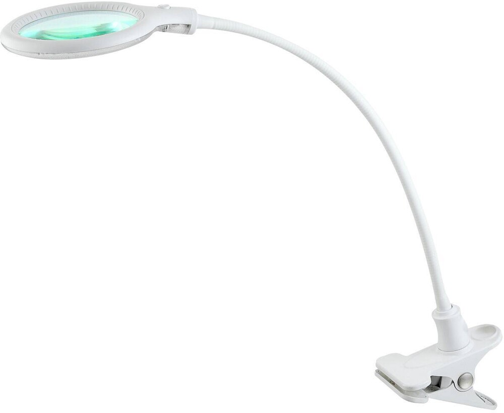 Airam LED-suurennuslasivalaisin Loop Clip 3D 6500K valkoinen