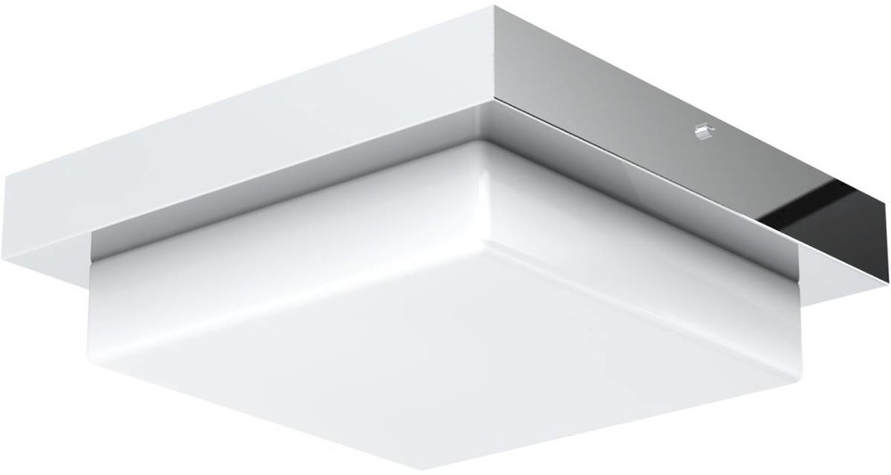 Aneta Lighting Cutro Plafondi Kromi/valkoinen 12W LED IP44