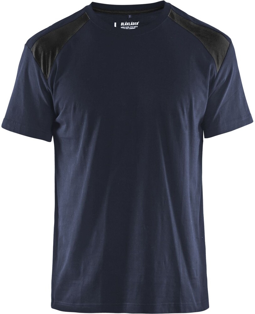Blåkläder T-paita 3379 tumma sininen/musta