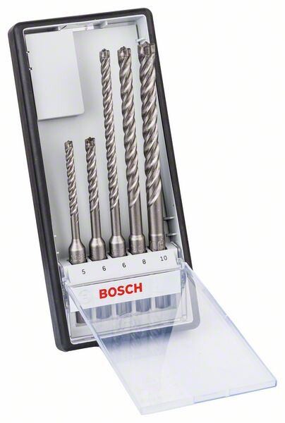 Bosch Betoniporanteräsarja Robust Line SDS-Plus 7x 5-10 mm 5 osaa