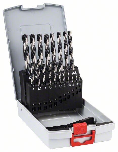 Bosch Metalliporanteräsarja HSS PointTeQ 1-10 mm ProBox 19 osaa