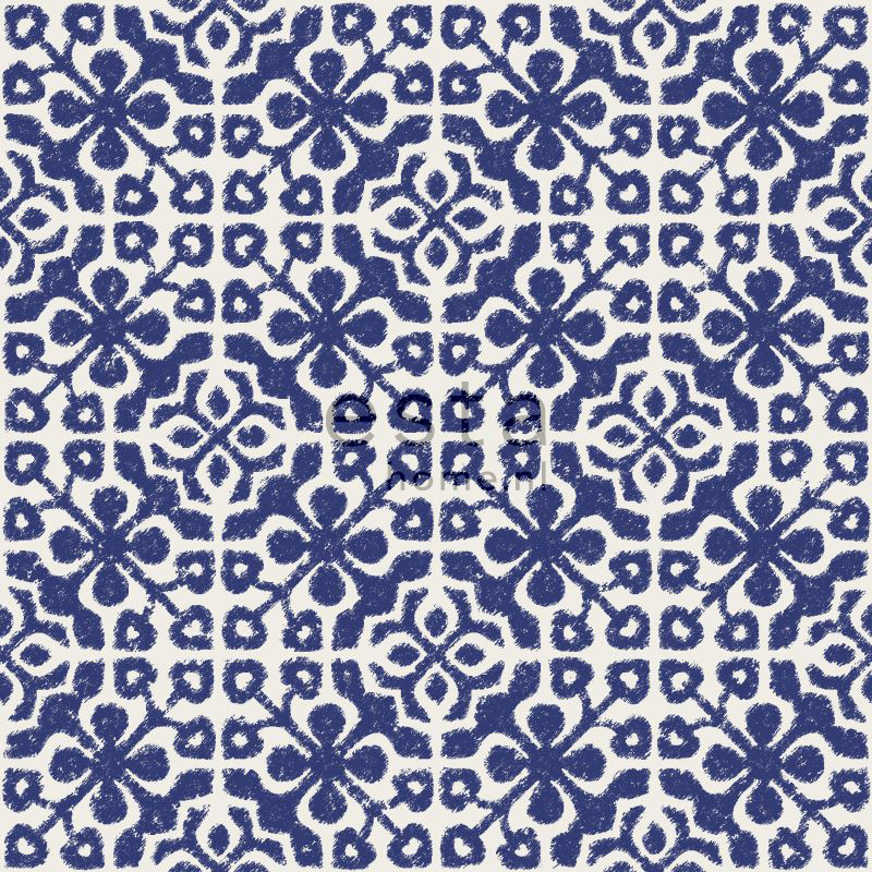 ESTA Ginger Tapetti weathered tiles sininen 53 cm x 10,05 m Non-woven