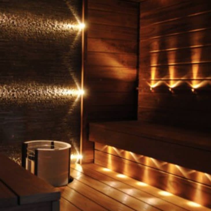 FTLight LED-saunavalosarja Saunaset Premium 9-osainen 3000 K messinki