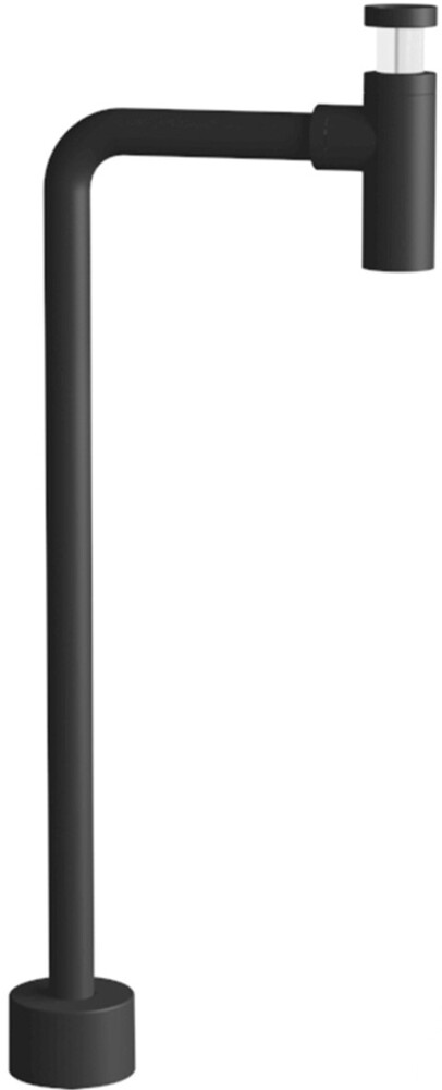 Gustavsberg Hajulukko Round lattialiitäntä, musta