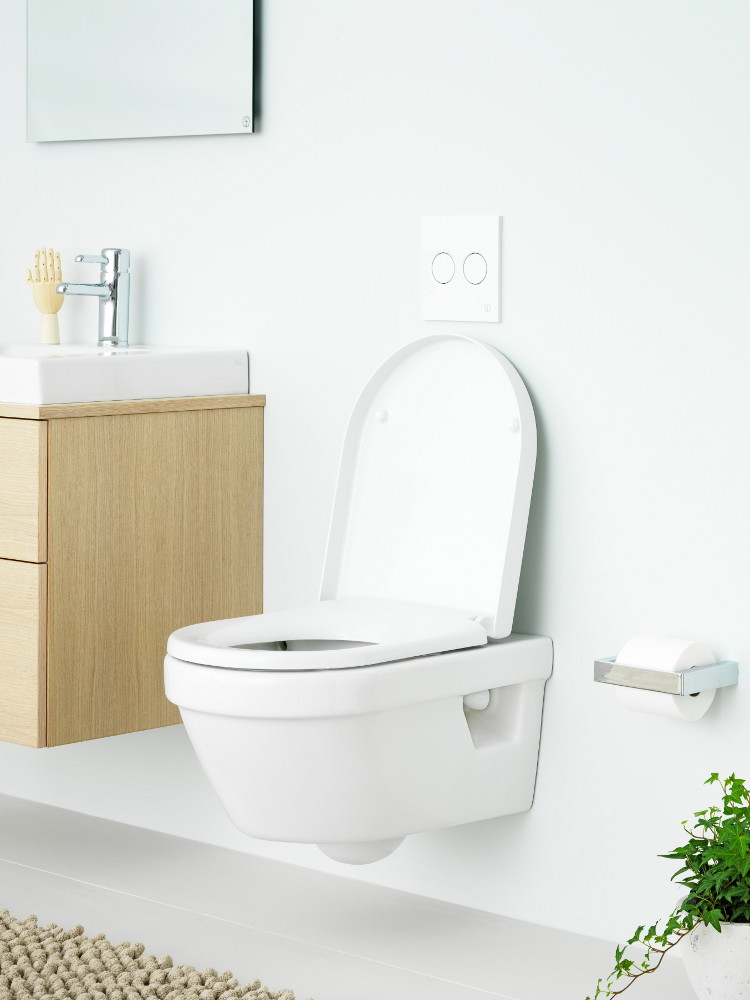 Gustavsberg Hygienic Flush 5G84 Seinä Wc-istuinpaketti, täydellinen