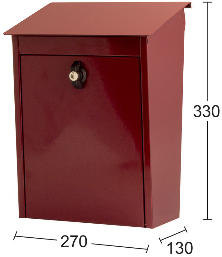 Habo Postilaatikko Classic 9441B punainen