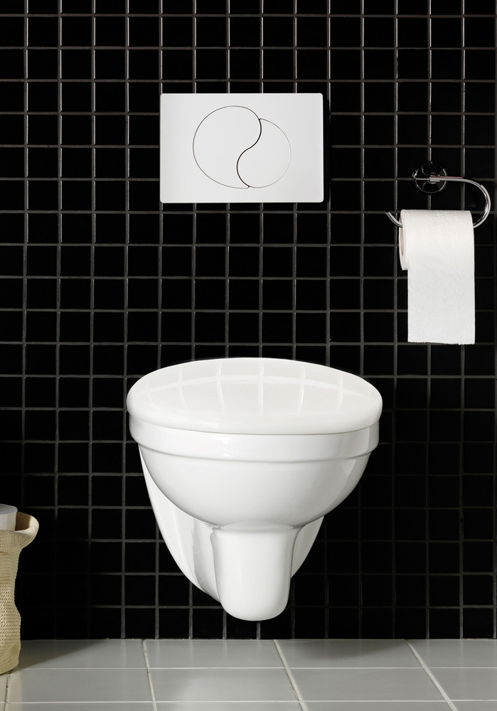 Hafa WC-ryhmä Wall seinä-WC + kansi + painike + huuhtelujärjestelmä valkoinen