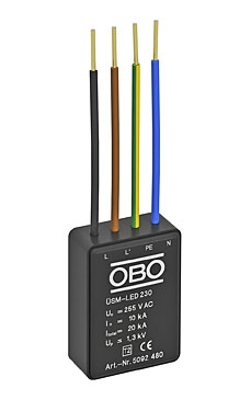 Obo Ylijännitesuoja LED230 Led-valoille