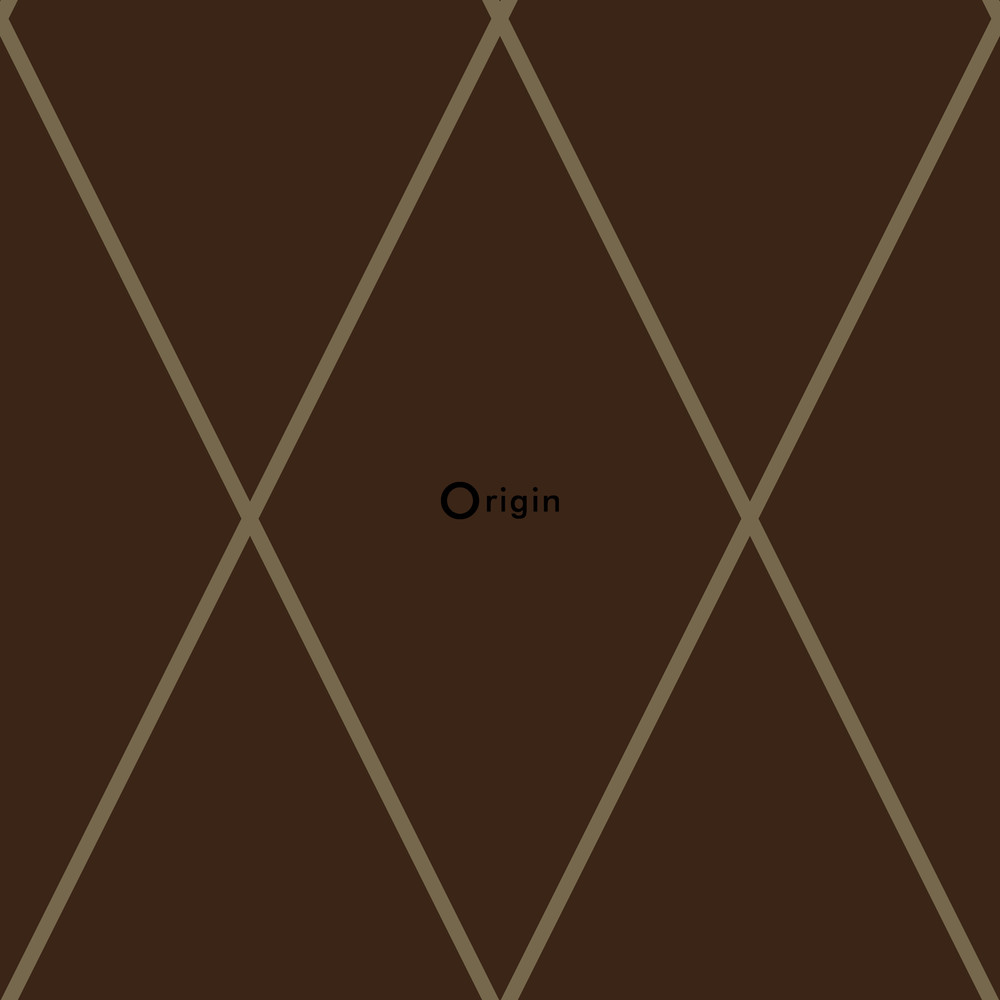 Origin Metropolitan 345717 checks ruskea/pronssi non-woven tapetti
