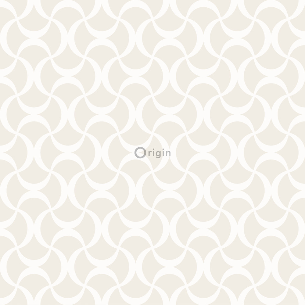 Origin Metropolitan 345737 graphical shape valkoinen non-woven tapetti