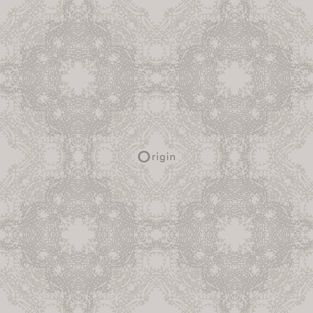 Origin Beaumont 346220 graphical shape harmaaruskea non-woven tapetti