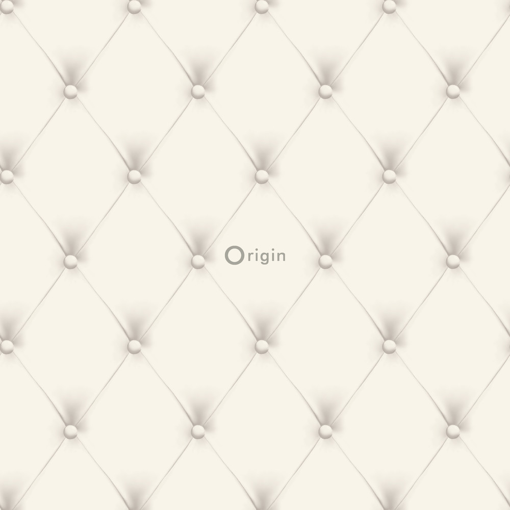 Origin Upstairs & downstairs 346832 padded valkoinen/soft harmaa non-woven tapetti