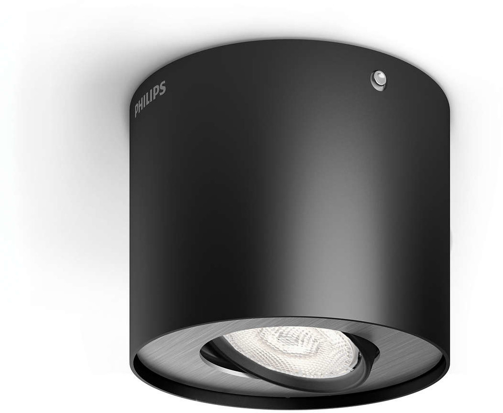 Varastontyhjennys! Philips myLiving Phase Spottivalaisin Musta 4,5W LED IP20