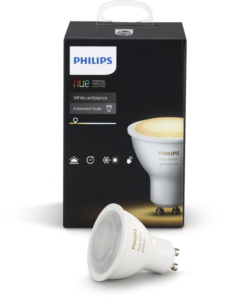 Varastontyhjennys! Philips Hue White Ambiance LED-älylamppu GU10 5,5W
