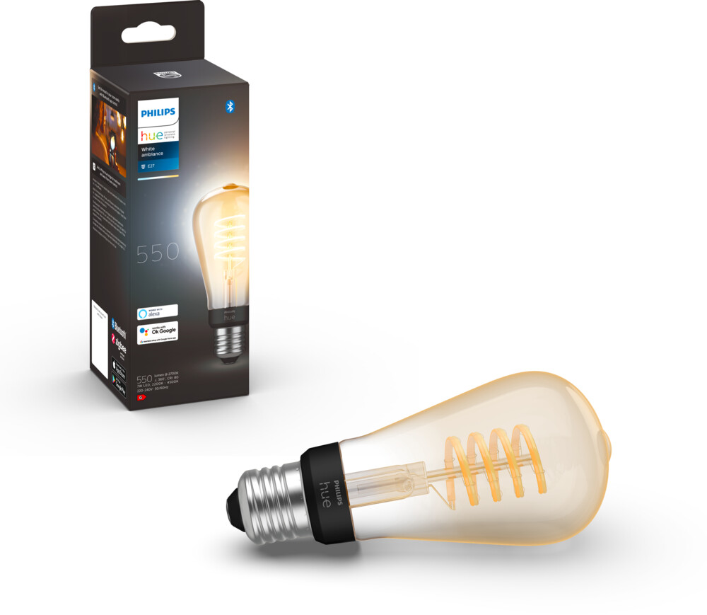 Philips Hue WA älylamppu filamentti 7W ST64 E27