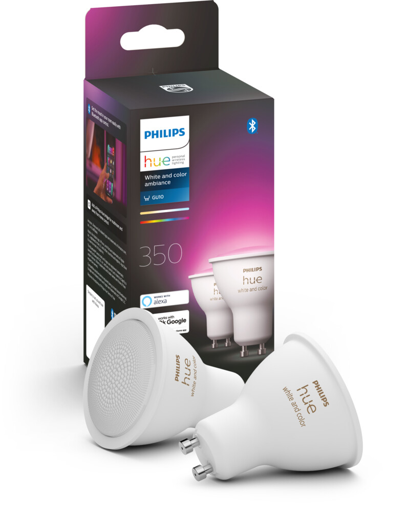 Philips Hue WCA älylamppu 4.3W GU10 / 2kpl