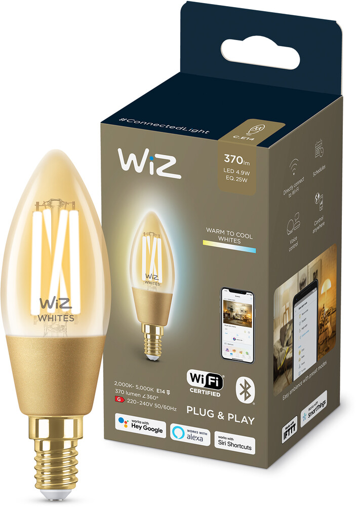 WiZ älylamppu Wi-Fi 25W C35 E14 920-50 meripihka
