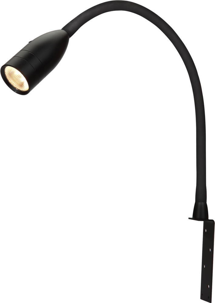 Aneta Lighting Sensilo sängynpääty valo sensorilla 4,5W LED himmennettävä musta