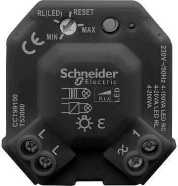 Schneider Electric Valonsäädin SDM100LED RCL uppoasennettava