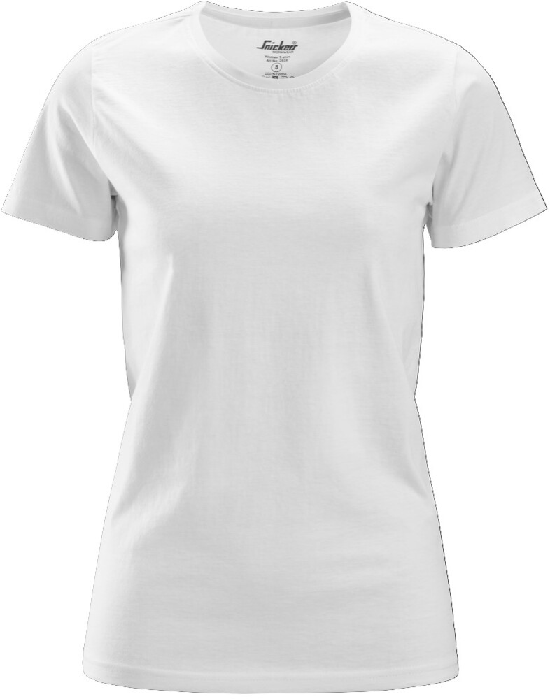 Snickers Workwear Naisten t-paita 2516 valkoinen