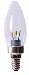 Sunwind LED-lamppu 6SMD E14 Mignon 3W 12V Ø35mm 210lm 2700K