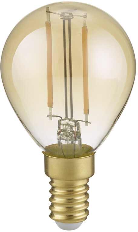 Trio Lamppu LED E14 filament vakiokupu 2W 225 lm 2700K ruskea