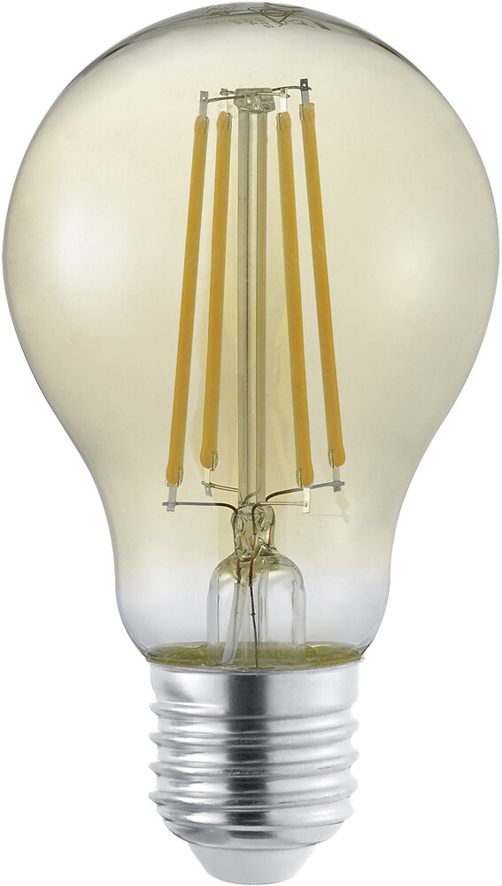 Trio Lamppu LED E27 filament vakiokupu 4W 470 lm 3000K ruskea 2-pack