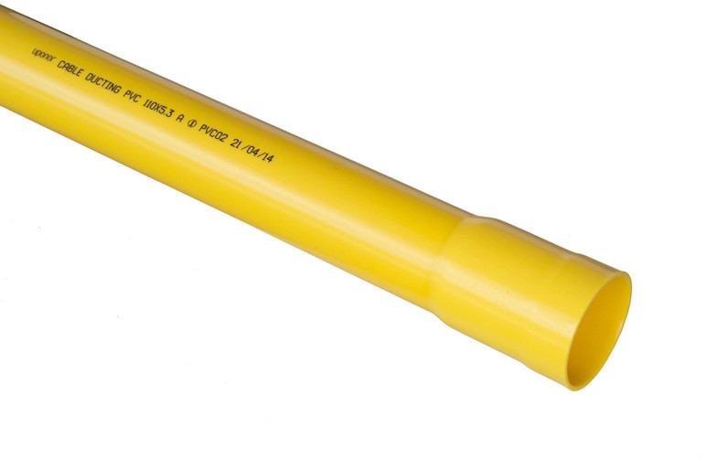 Kaapelinsuojaputki Keltainen TEL-A 110x5,3x6000 (6m)
