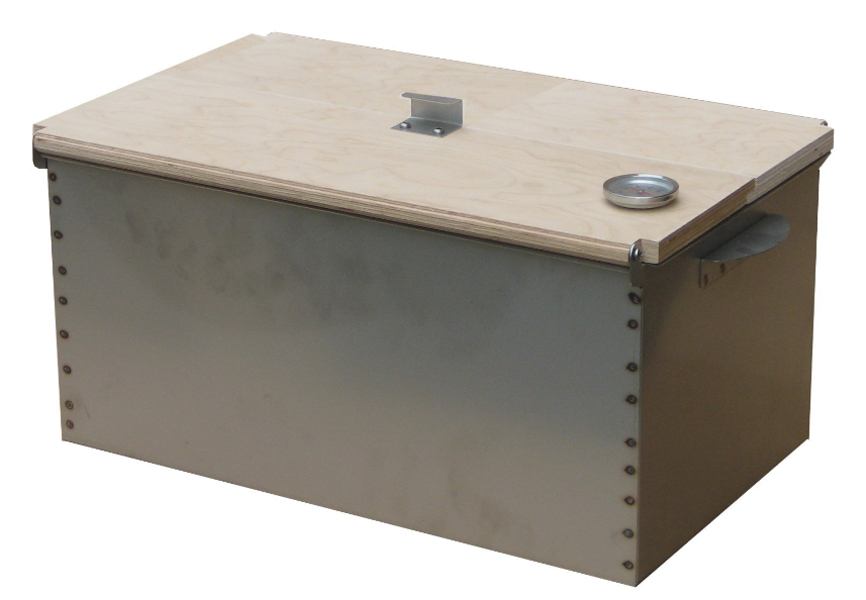 Savustuslaatikko Puukannella ja lämpömittarilla (Sopii kaikkiin valugrilli malleihin)