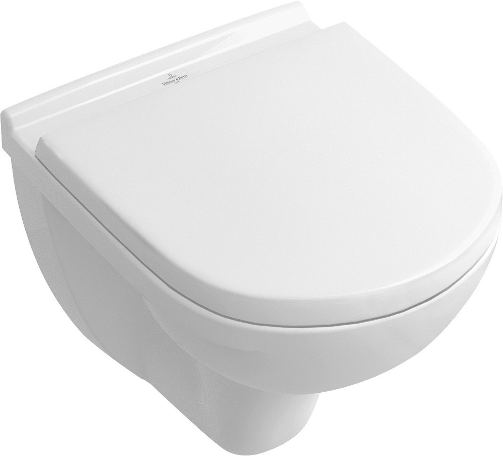 Villeroy & Boch Seinä WC-istuin O.Novo Compact DirectFlush Ceramicplus - ilman kantta
