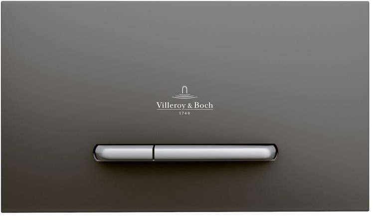 Villeroy & Boch Huuhtelupainike ViConnect E300 antrasiitti/matta kromi