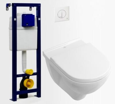 Villeroy & Boch Seinä-WC -paketti O.Novo DirectFlush Soft Close -kannella