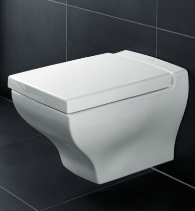 Villeroy & Boch Seinä-WC Ceramicplus-pinnoitteella La Belle 5627 385x585mm Valkoinen Alpin + istuinkansi