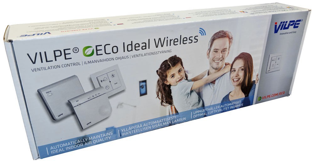 Vilpe Eco Ideal Wireless ilmanvaihdon ohjaus paketti