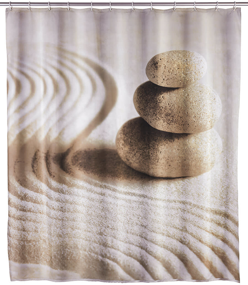 Wenko Tekstiilisuihkuverho Sand and Stone