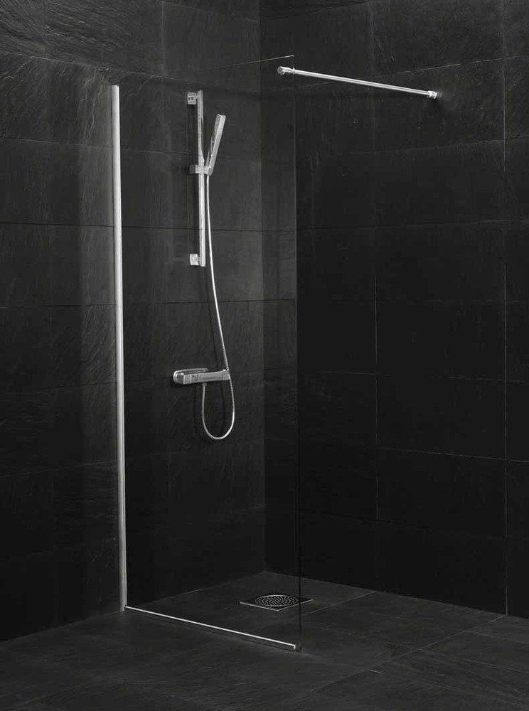 Westerbergs Suihkuseinä walk-in-shower Clear 800x2000 mm kirkas lasi