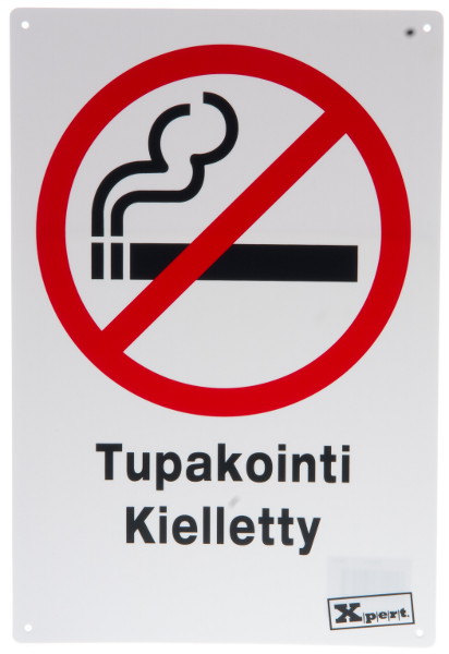 Varastontyhjennys! Xpert Opaste Tupakointi kielletty