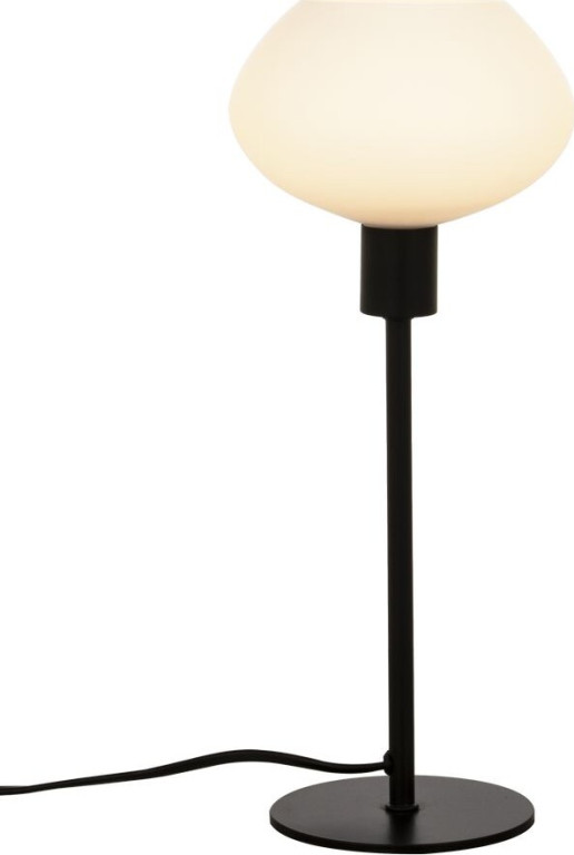 Aneta Lighting Pöytävalaisin Bell, 15.5x37.5cm, musta/valkoinen