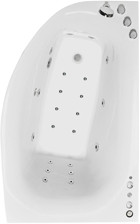 Bathlife Poreamme Trivsam Premium 1600x1000 mm oikea valkoinen