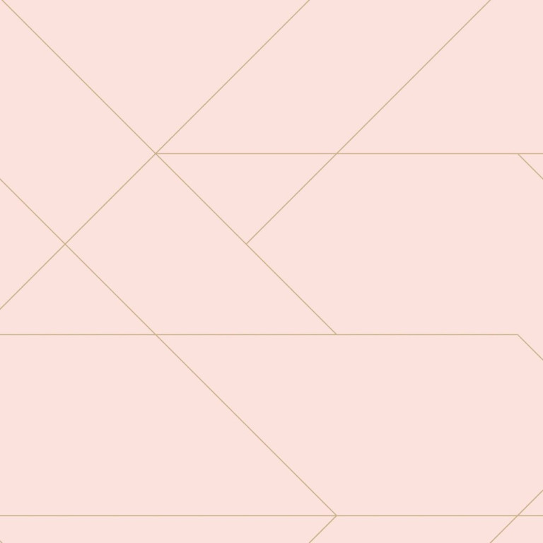 Esta Art Deco Tapetti 139211, 0.53x10.05m, non-woven, vaaleanpunainen