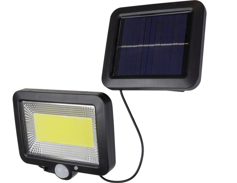 LED-valonheitin Harju Solar 1.8W aurinkokennolla ja liiketunnistimella