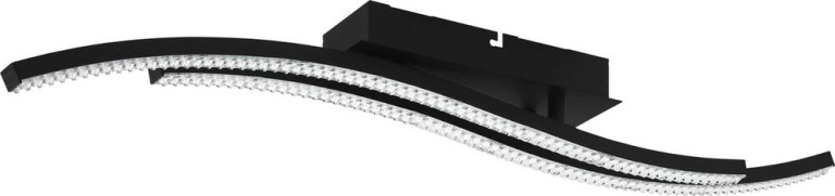 Eglo Lejias LED-Kattovalaisin, 78x8cm, musta
