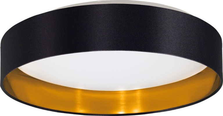 Eglo Maserlo 2 LED-Kattovalaisin, Ø38cm, musta